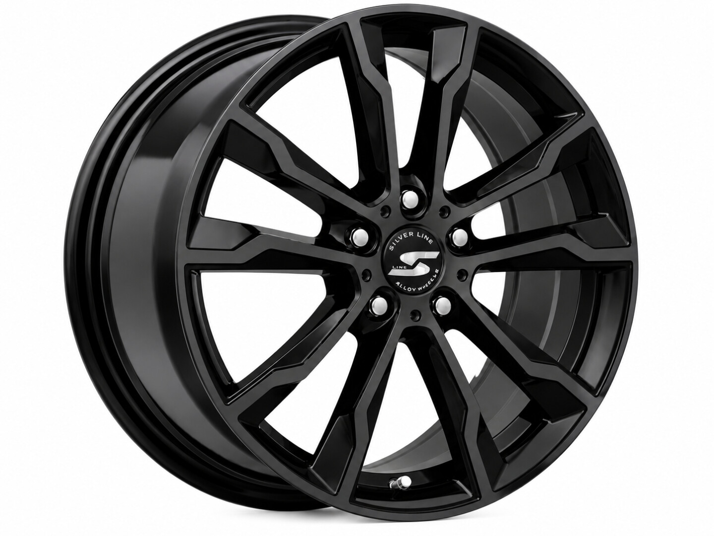 Silverline 5x108 7x18 ET33 65.1 OMAHA_Black